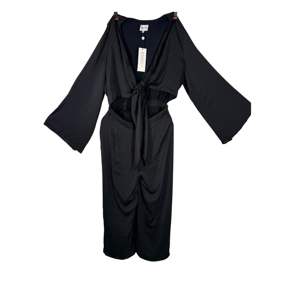 NWT- SNDYS Pluto Jumpsuit in Black - Woman- Size US XL